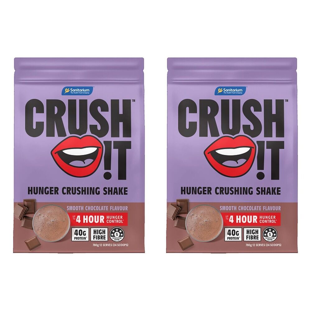 Crush It Shake Chocolate 780 Grams Pack of 2