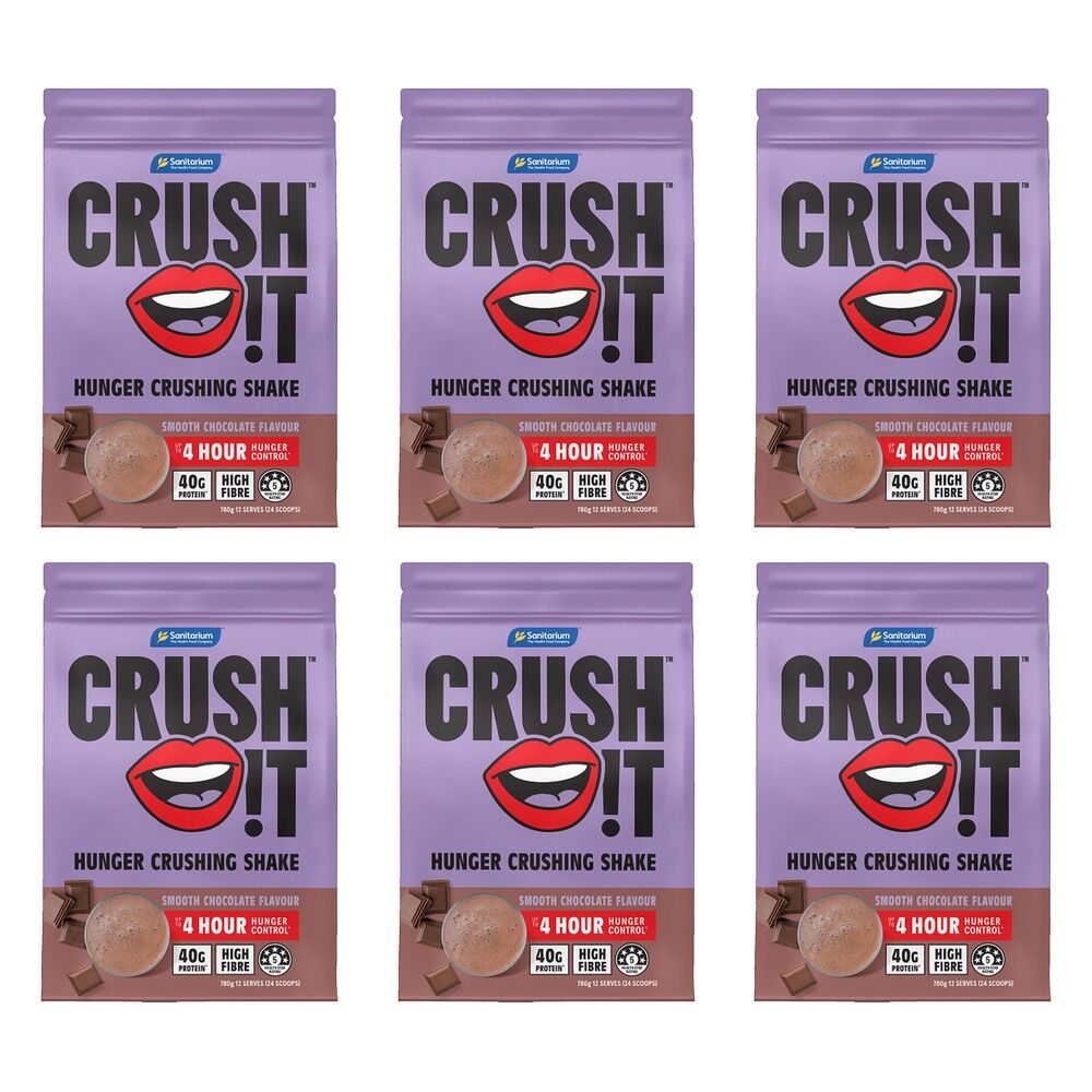 Crush It Shake Chocolate 780 Grams Pack of 6