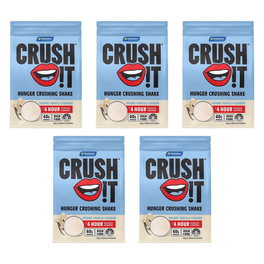 Crush It Shake Vanilla 780 Grams Pack of 5