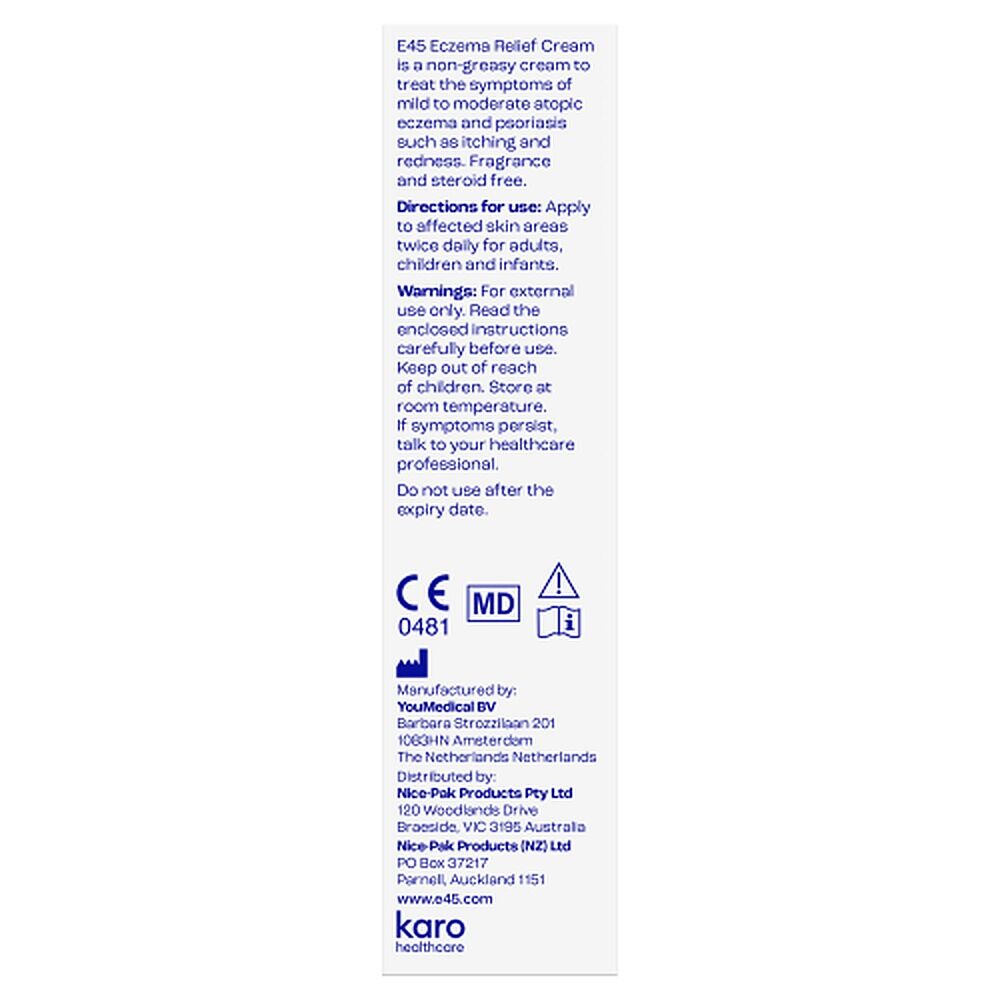 E45 Eczema Relief Cream 60g