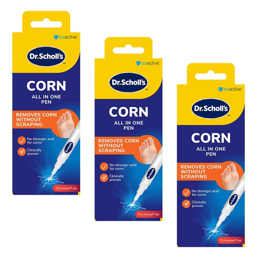 Scholl Corn All-In-One Pen Pack of 3