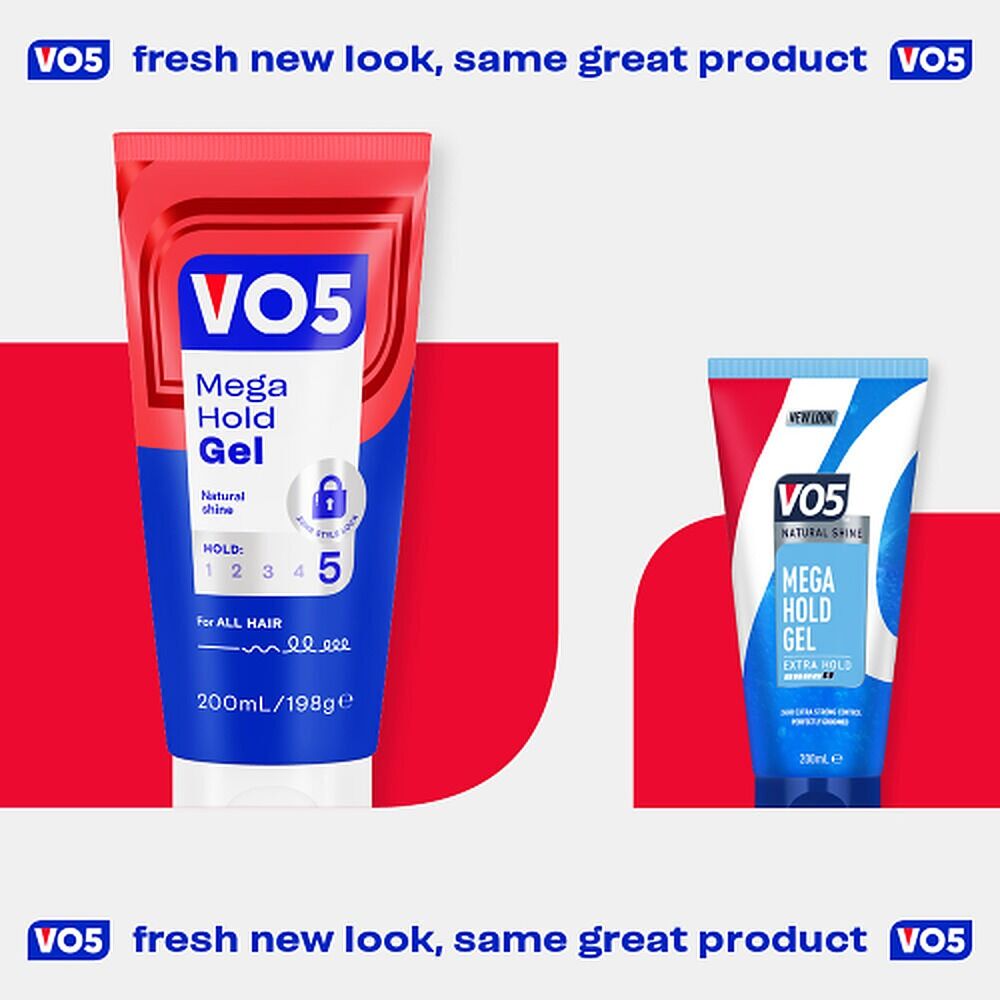 VO5 Mega Hold Gel Tube 200mL