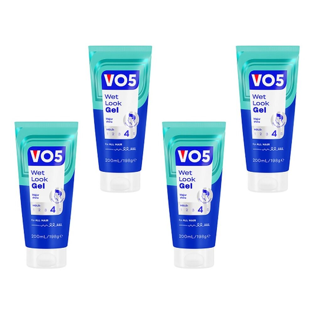 VO5 Wet Look Gel 200mL Pack of 4