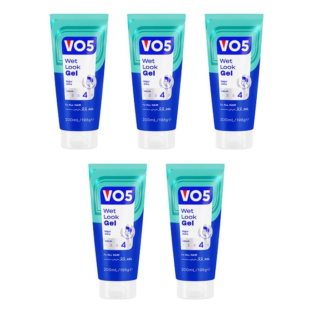 VO5 Wet Look Gel 200mL Pack of 5