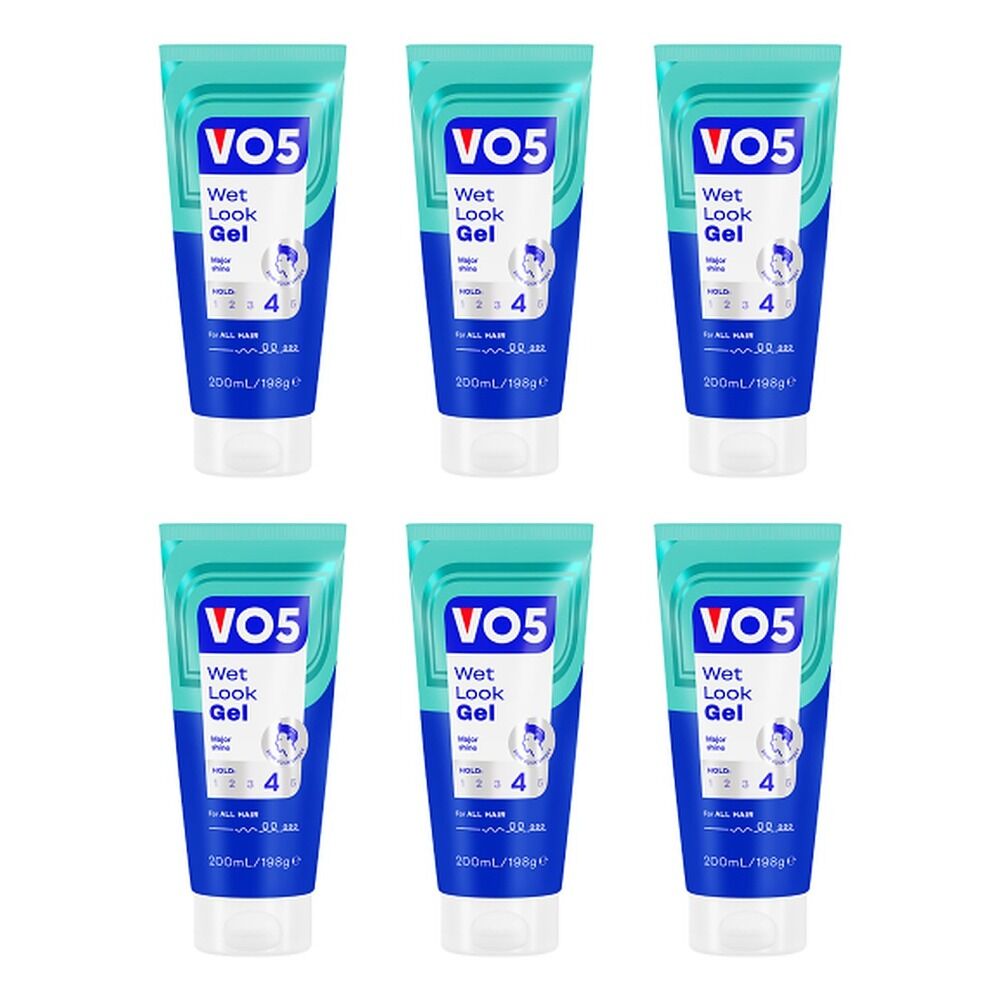 VO5 Wet Look Gel 200mL Pack of 6
