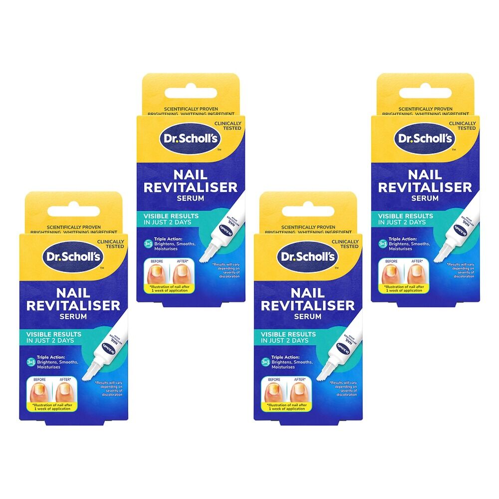 Scholl Nail Revitaliser Serum Pack of 4