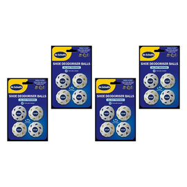 Scholl Shoe Deodoriser Balls 4 Pack Bundle of 4