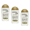 OGX Nourishing+ Coconut Milk Shampoo for Dry Hair 88.7mL Pack of 3
