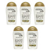 OGX Nourishing+ Coconut Milk Shampoo for Dry Hair 88.7mL Pack of 5