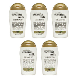 OGX Nourishing+ Coconut Milk Shampoo for Dry Hair 88.7mL Pack of 5