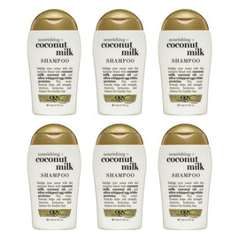 OGX Nourishing+ Coconut Milk Shampoo for Dry Hair 88.7mL Pack of 6