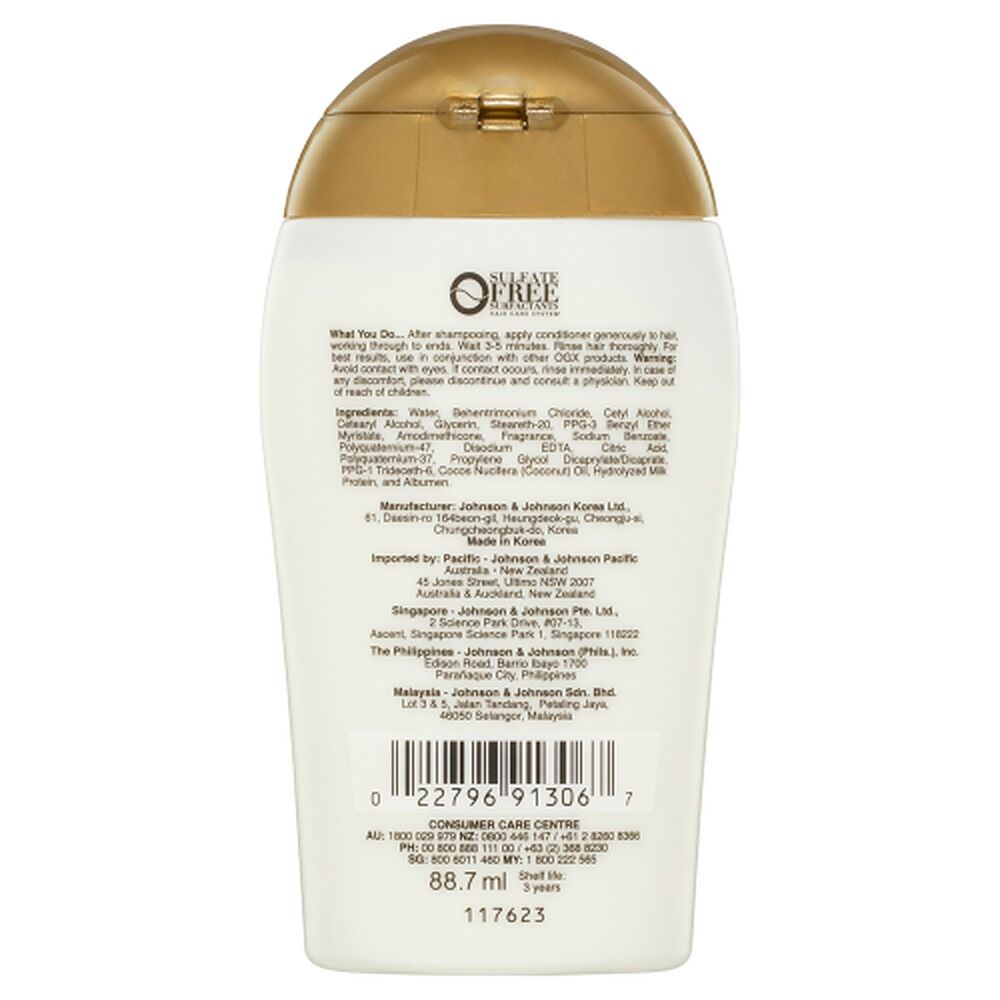 OGX Nourishing+ Hydrating Coconut Milk Conditioner for Dry Hair 88.7mL