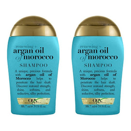 OGX Renewing+ Argan Oil of Morocco Shampoo for Dry & Damaged Hair Pack of 2