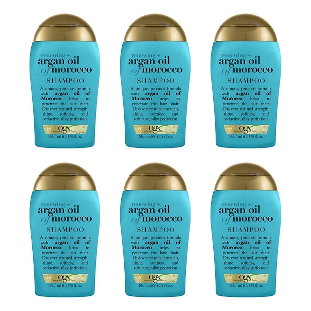 OGX Renewing+ Argan Oil of Morocco Shampoo for Dry & Damaged Hair Pack of 6