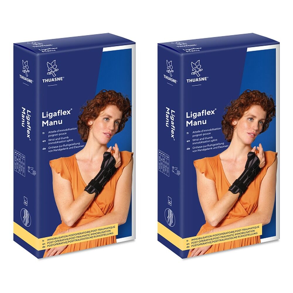 Thuasne Ligaflex Manu Right Wrist Support Brace Size 1 Pack of 2