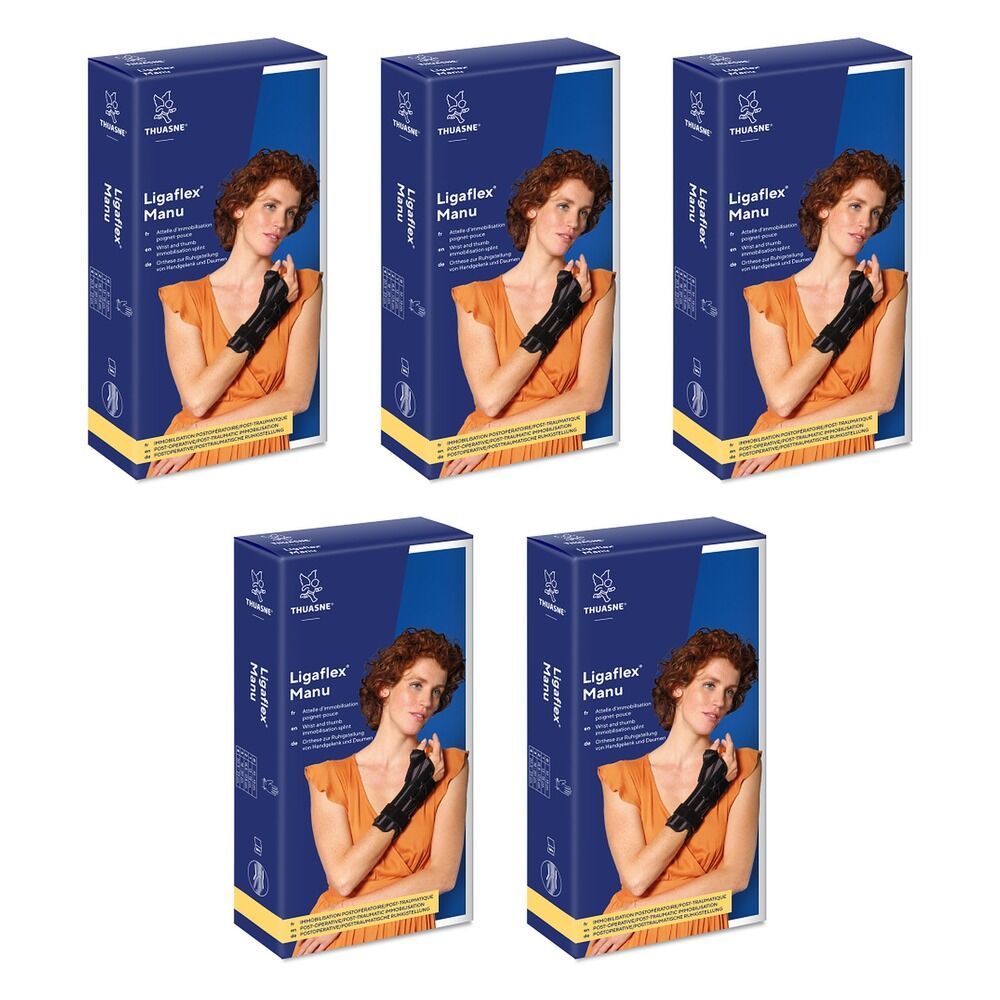 Thuasne Ligaflex Manu Left Wrist Support Brace Size 2 Pack of 5