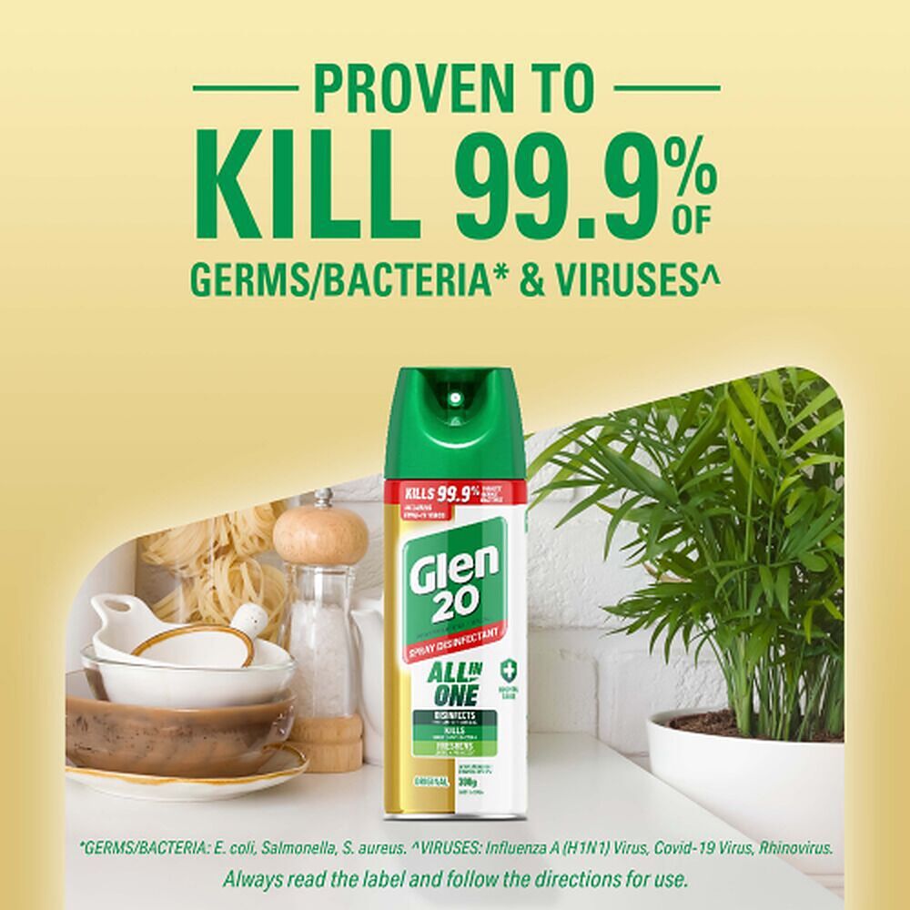 Glen 20 Spray Disinfectant All-In-One Original 300g