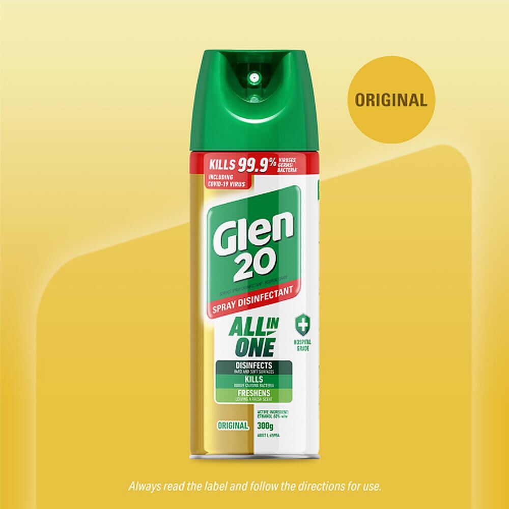 Glen 20 Spray Disinfectant All-In-One Original 300g