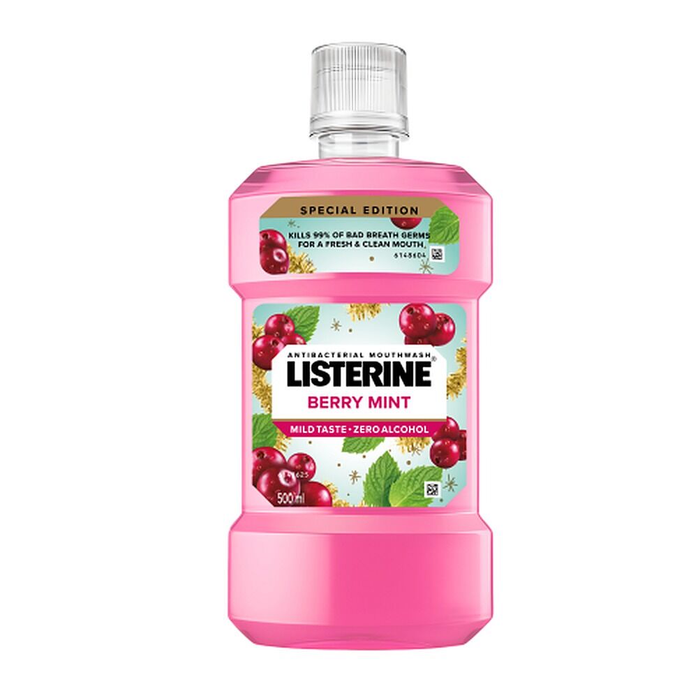 Listerine Berry Mint Mouthwash 500mL