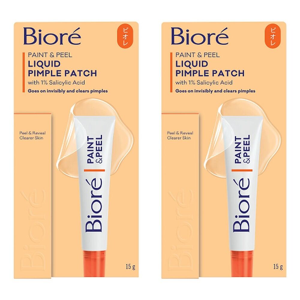 Biore Paint & Peel Liquid Pimple Patch 15g Pack of 2