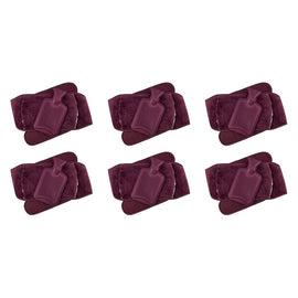 Body Warmers Luxe Body Wrap Hot Water Bottle & Cover Maroon or Pack of 6