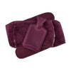 Body Warmers Luxe Body Wrap Hot Water Bottle & Cover Maroon or Charcoal