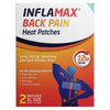 Inflamax Back Pain Heat Patches XL 2 Pack