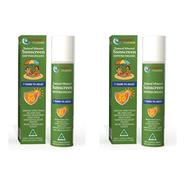 SOODOX Natural Mineral Sunscreen 7 Years to Adult SPF50 100g Pack of 2