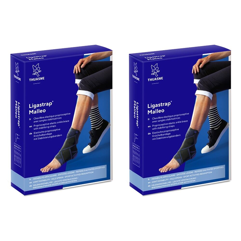 Thuasne Ligastrap Malleo Ankle Support Size 1 Pack of 2
