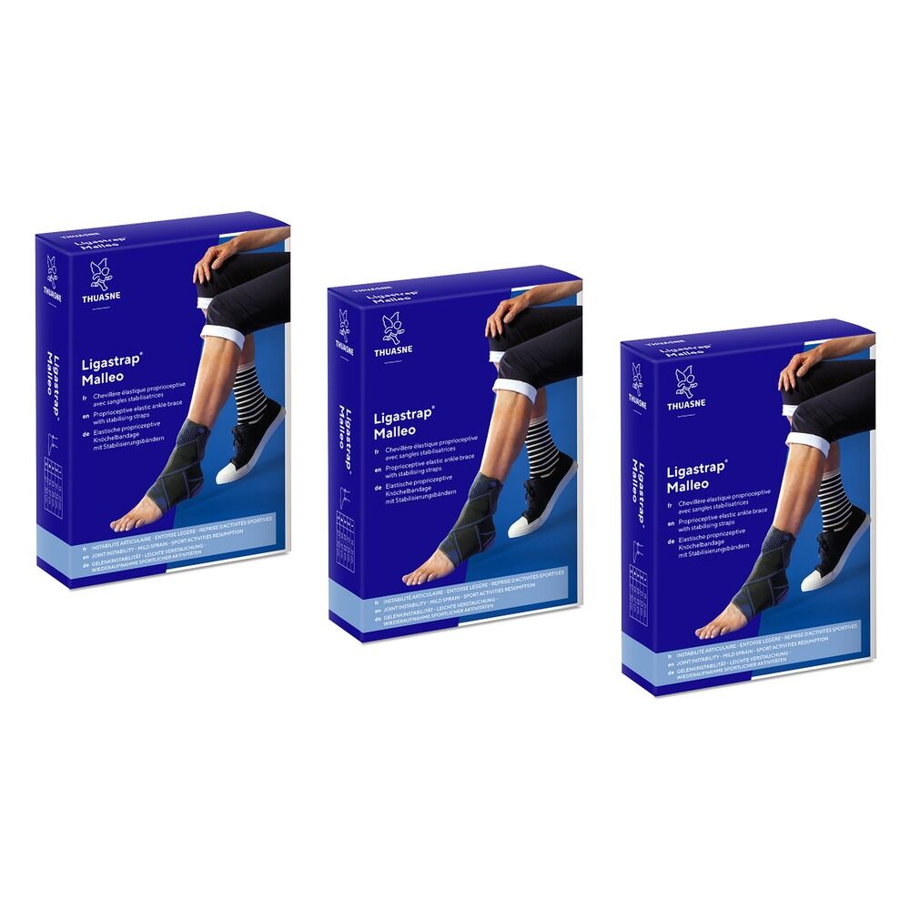 Thuasne Ligastrap Malleo Ankle Support Size 1 Pack of 3