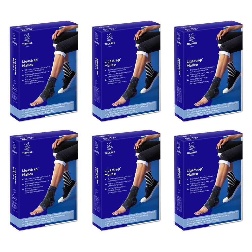 Thuasne Ligastrap Malleo Ankle Support Size 4 Pack of 6