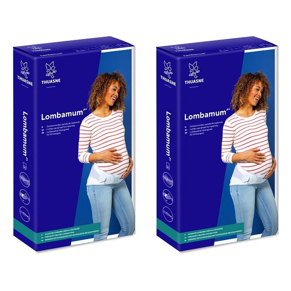 Thuasne Lombamum Back Support Belt Pack of 2