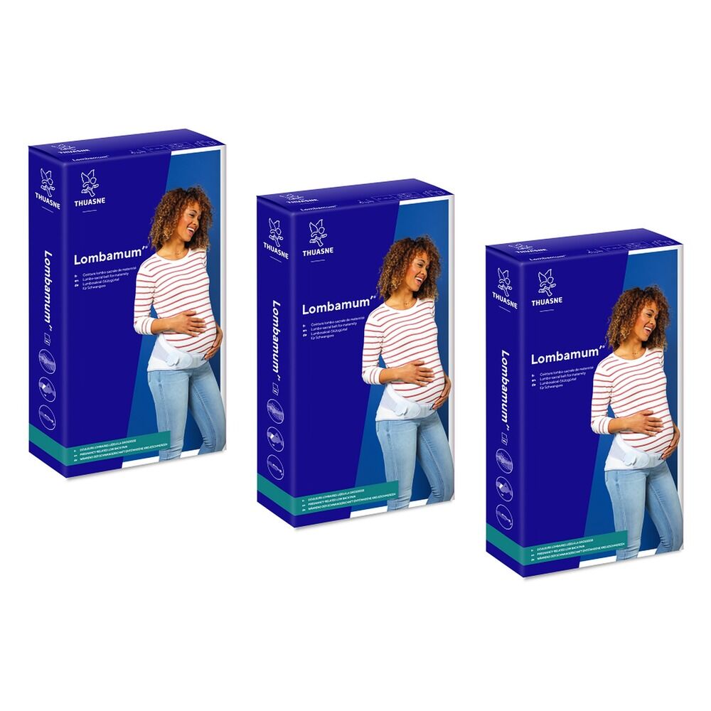 Thuasne Lombamum Back Support Belt Pack of 3