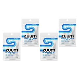 Zuum Energy Gum Cool Mint 10 Pieces x 16 Bundle of 4