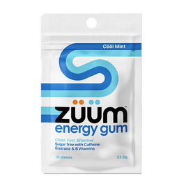 Zuum Energy Gum Cool Mint 10 Pieces x 16
