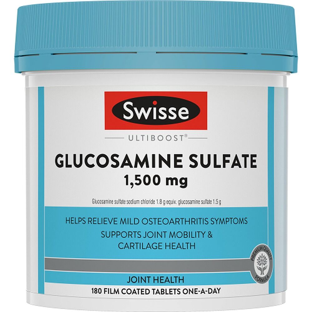 Swisse Glucosamine Sulfate 1,500mg 180 Tablets