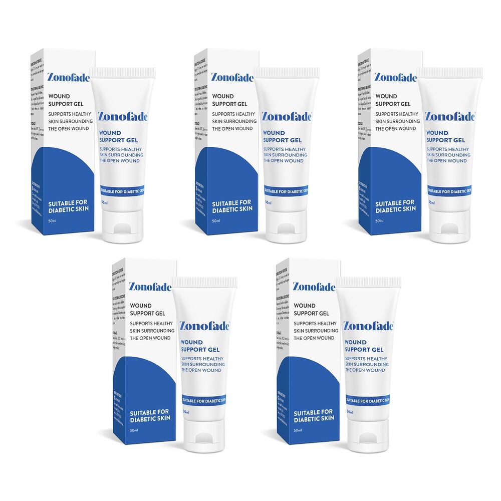 Zonofade Wound Support Gel 50ml Pack of 5
