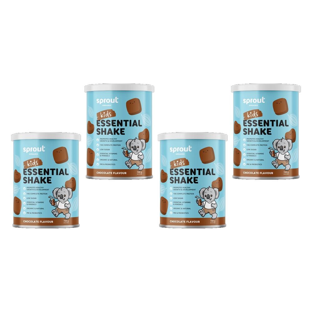 Sprout Organic Essential Shake Chocolate 700 Grams Pack of 4