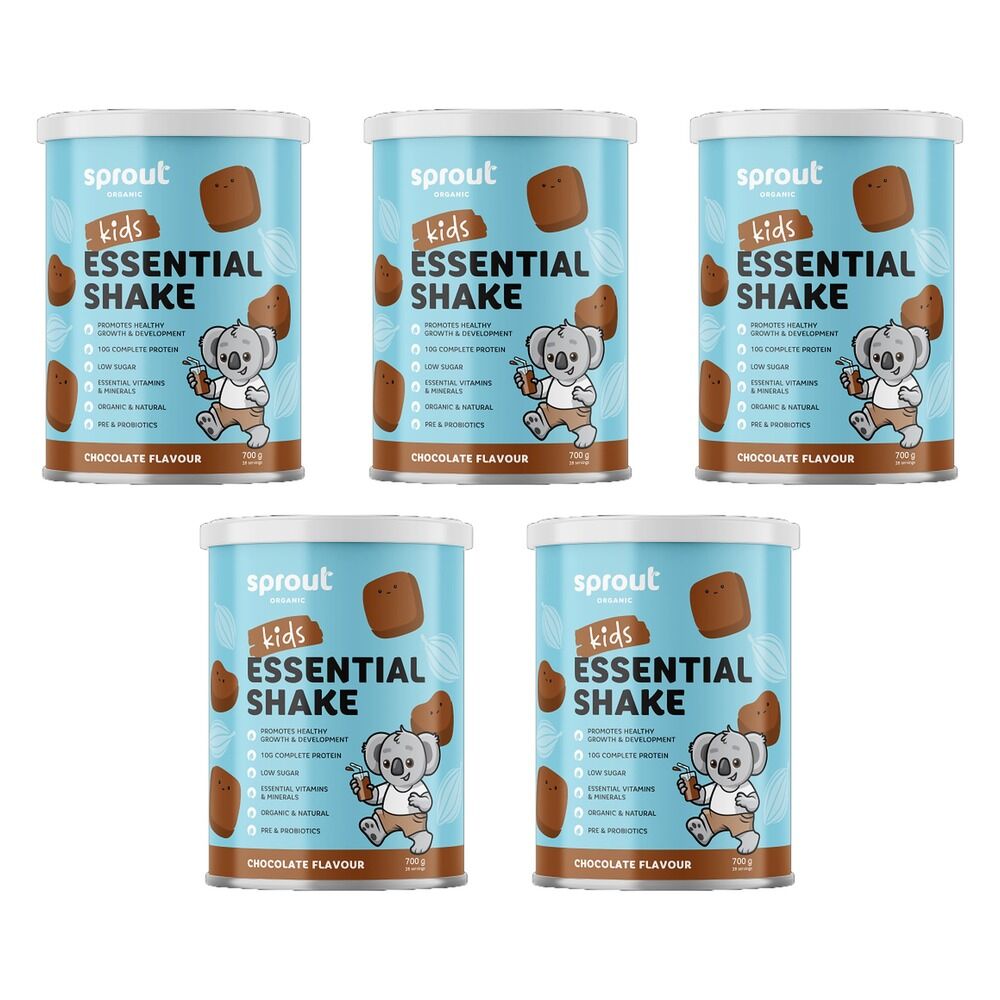 Sprout Organic Essential Shake Chocolate 700 Grams Pack of 5