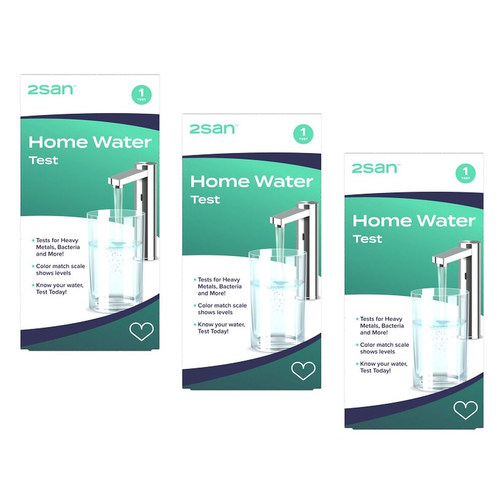 2San Home Water Test Pack of 3