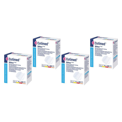 Cutimed Siltec B Sterile Dressing 10cm x 10cm 10 Pack Bundle of 4