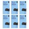 Biore Charcoal Deep Cleansing Pore Strips 6 Pack Bundle of 6