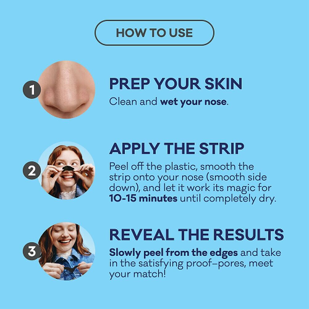 Biore Charcoal Deep Cleansing Pore Strips 6 Pack