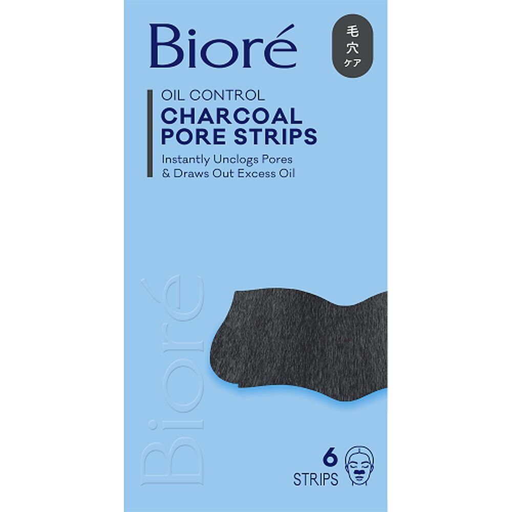 Biore Charcoal Deep Cleansing Pore Strips 6 Pack