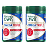 Nature's Own Concentrated Fish Oil Omega Triple 80 Capsules Pack of 2