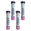 Voost Hydrate 98% Sugar Free Raspberry Effervescent Tablets 20 Pack Bundle of 4