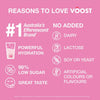 Voost Hydrate 98% Sugar Free Raspberry Effervescent Tablets 20 Pack