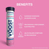 Voost Hydrate 98% Sugar Free Raspberry Effervescent Tablets 20 Pack