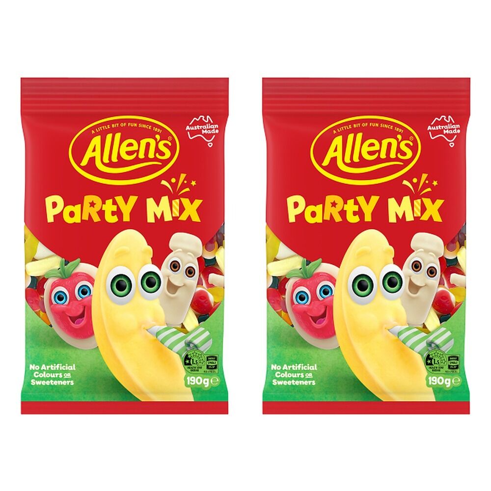 Allen's Party Mix 190g x 12 Bundle of 2