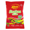 Allen's Snakes Alive Lollies Bag 200g x 12
